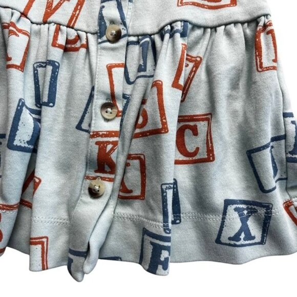 Kate Quinn Blue Alphabet Sun Dress Size 6-12 Months - Picture 2 of 5